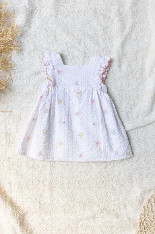 Pamučna haljina za bebe Tartine et Chocolat Za djevojčice