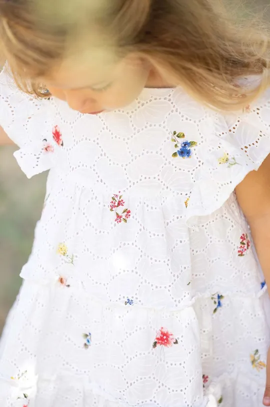 bijela Dječja pamučna haljina Tartine et Chocolat