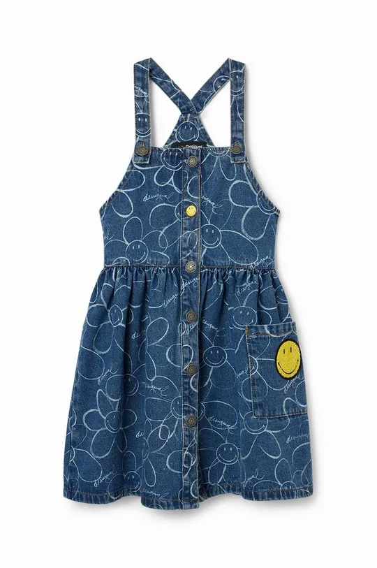 Παιδικό φόρεμα τζιν Desigual μπλε