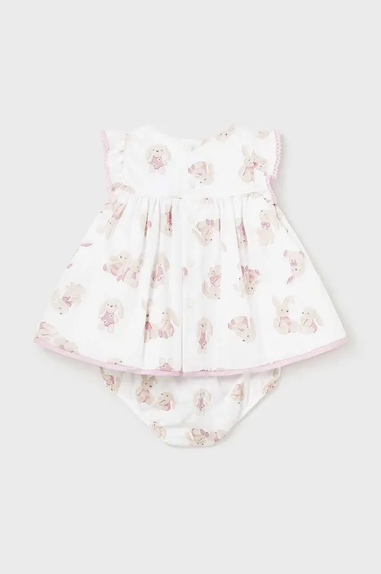 Mayoral Newborn sukienka bawełniana niemowlęca różowy