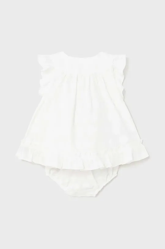 Obleka za dojenčka Mayoral Newborn bela