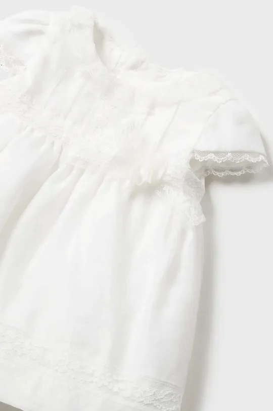 Сукня для немовлят Mayoral Newborn Основний матеріал: 95% Поліестер, 5% Поліамід Додатковий матеріал: 85% Бавовна, 15% Поліамід