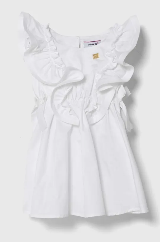 білий Дитяча бавовняна сукня Pinko Up Для дівчаток