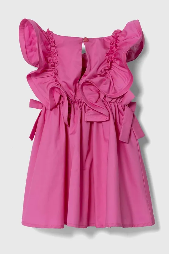 Дитяча бавовняна сукня Pinko Up рожевий