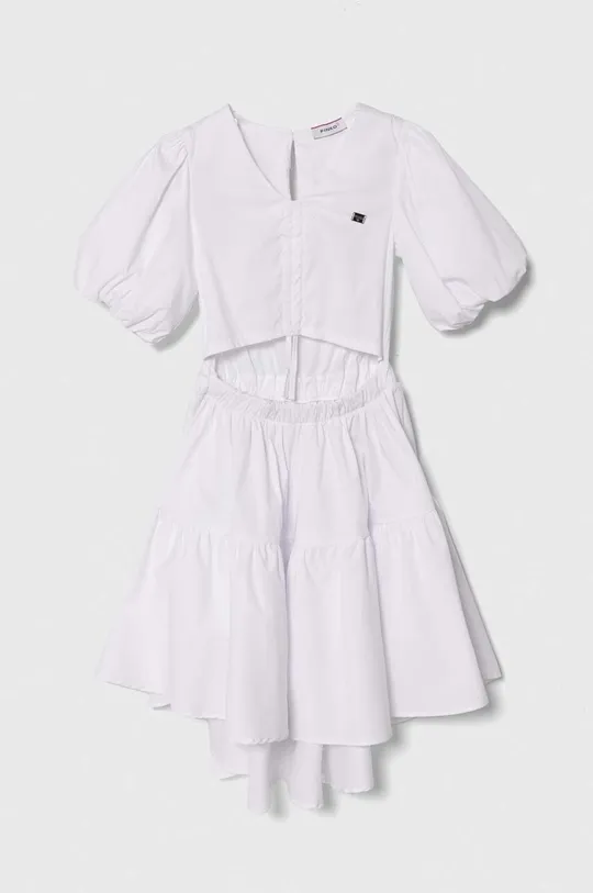 bela Otroška obleka Pinko Up Dekliški