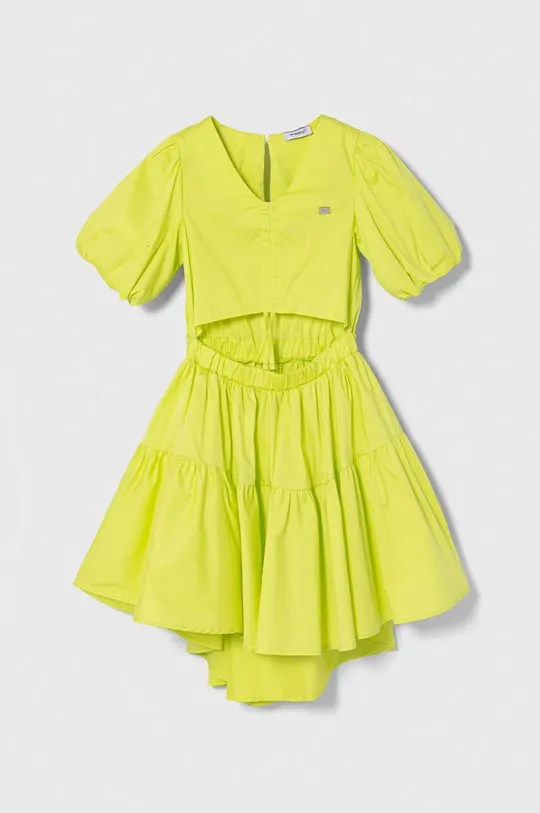 zelena Otroška obleka Pinko Up Dekliški