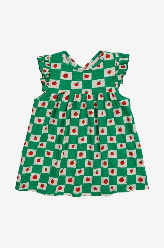 зелёный Хлопковое детское платье Bobo Choses Для девочек
