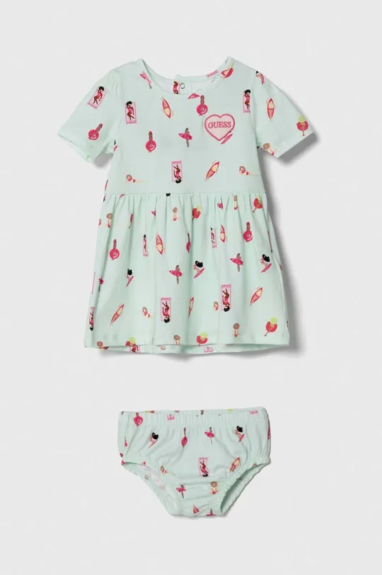 бирюзовый Платье для младенцев Guess Для девочек