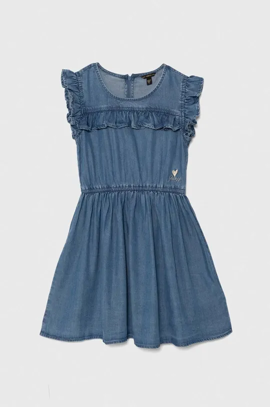 plava Dječja haljina Guess Za djevojčice