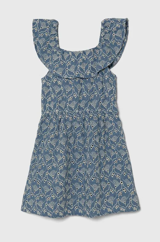 Dievčenské rifľové šaty Guess modrá