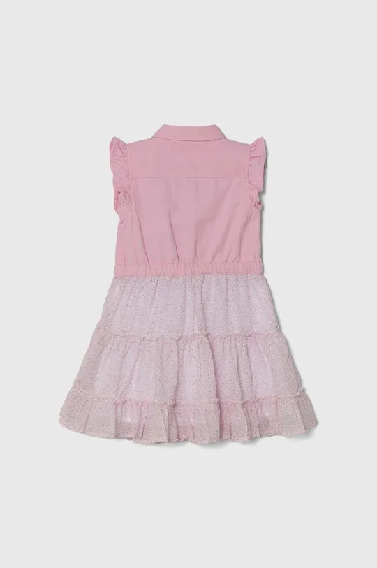 Guess sukienka dziecięca różowy
