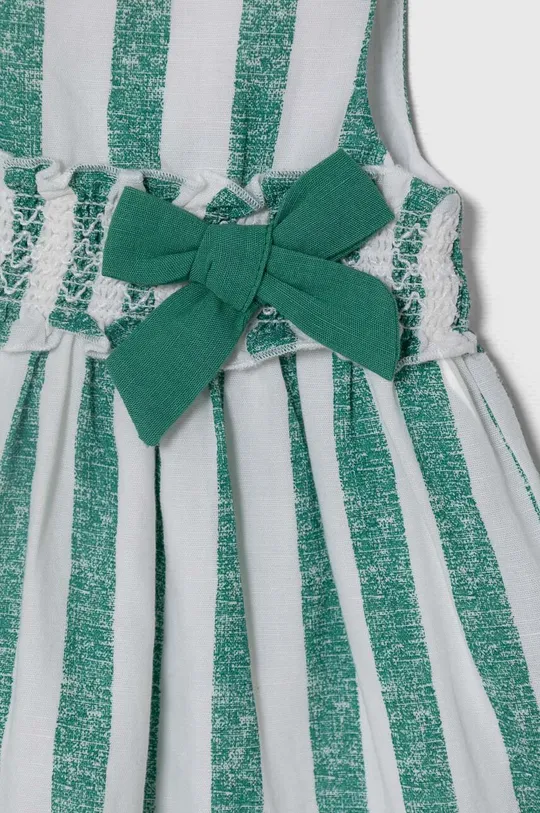 Φόρεμα με μείγμα από λινό για παιδιά Guess Κύριο υλικό: 51% Βαμβάκι, 49% Λινάρι Φόδρα: 100% Βαμβάκι