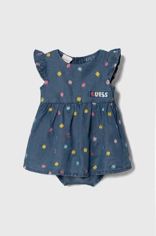 niebieski Guess sukienka niemowlęca Dziewczęcy