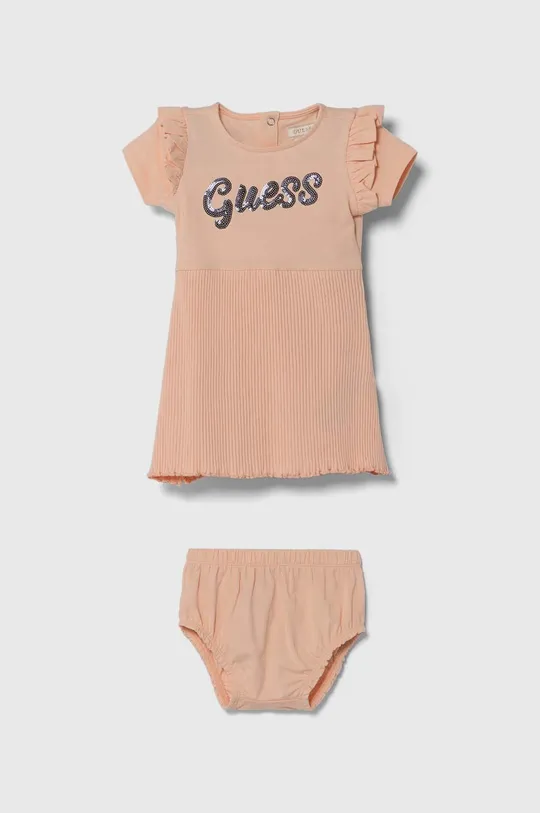 πορτοκαλί Φόρεμα μωρού Guess Για κορίτσια