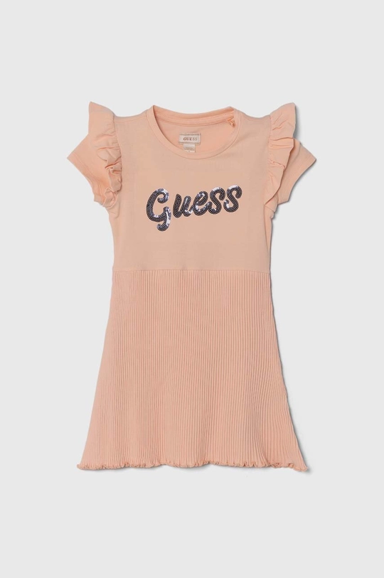 πορτοκαλί Παιδικό φόρεμα Guess Για κορίτσια