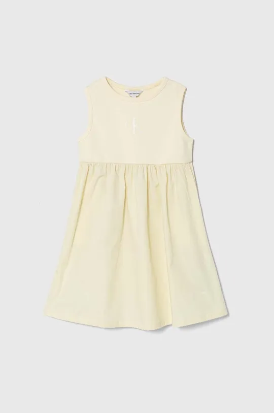 жовтий Дитяча сукня Calvin Klein Jeans Для дівчаток