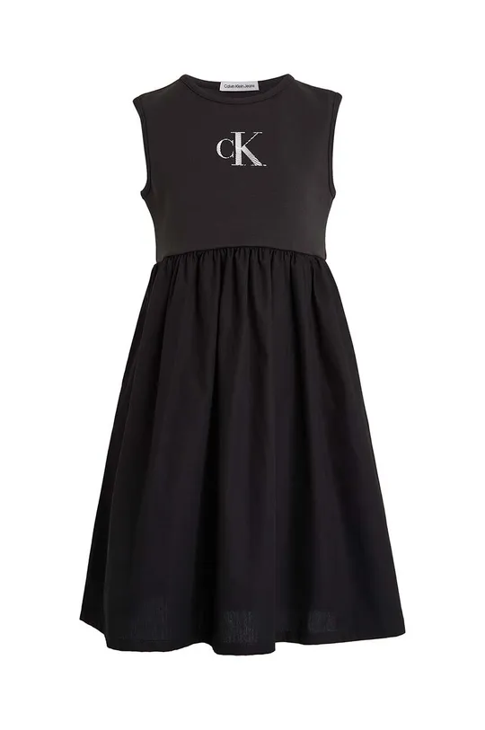Παιδικό φόρεμα Calvin Klein Jeans μαύρο