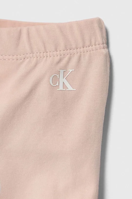 ροζ Φόρεμα μωρού Calvin Klein Jeans