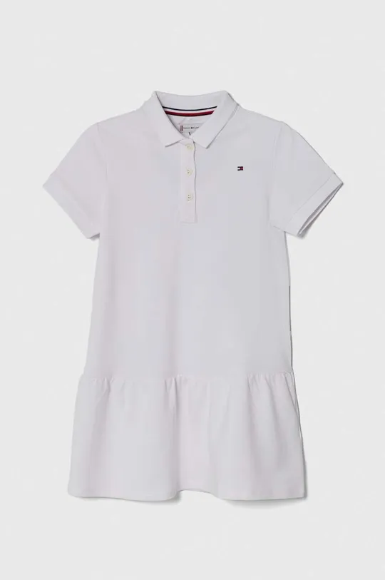 bijela Dječja haljina Tommy Hilfiger Za djevojčice
