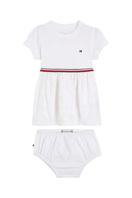 білий Сукня для немовлят Tommy Hilfiger Для дівчаток