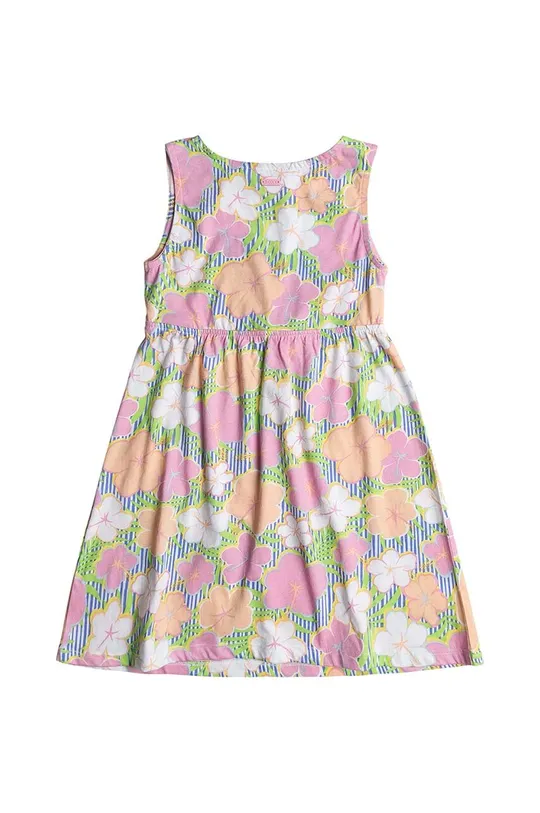 Dječja pamučna haljina Roxy SUMMER AIR šarena