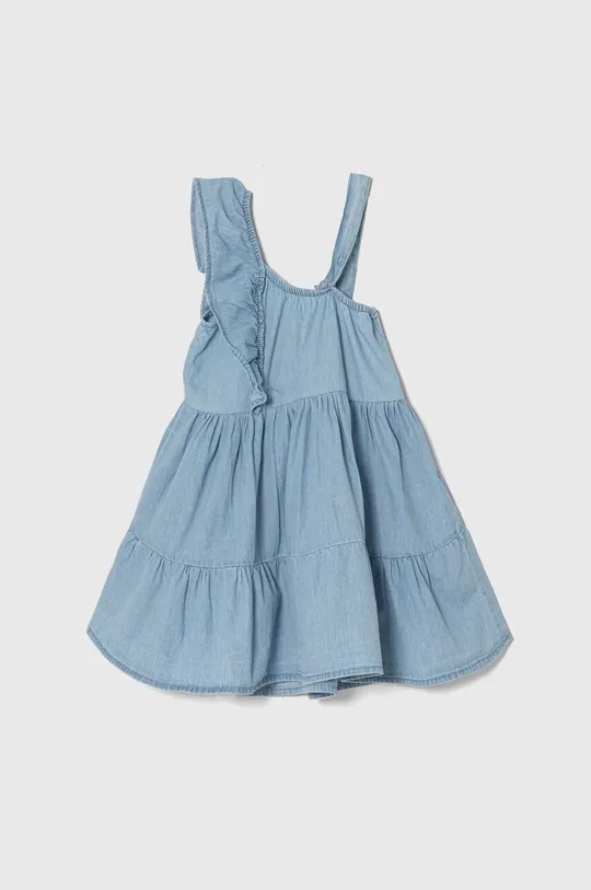 Хлопковое детское платье zippy голубой