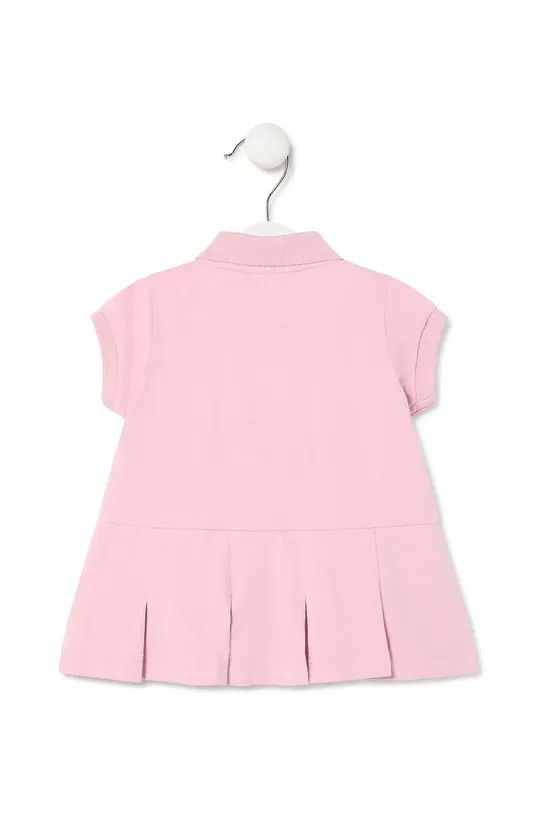 Παιδικό βαμβακερό φόρεμα Tous ροζ