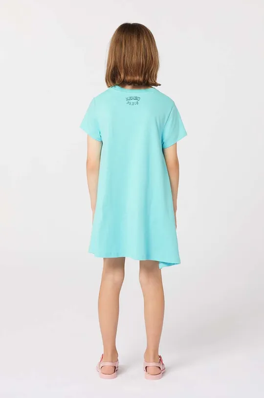 Хлопковое детское платье Kenzo Kids Для девочек