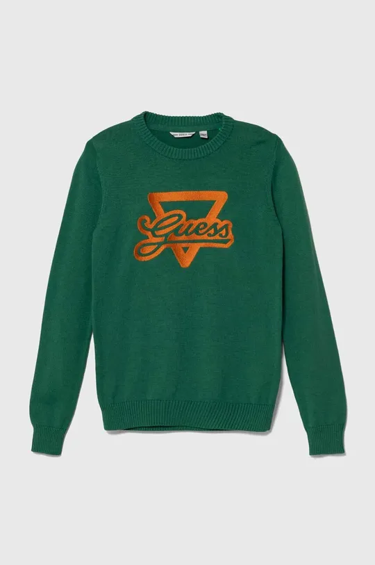zelena Otroški pulover Guess Fantovski