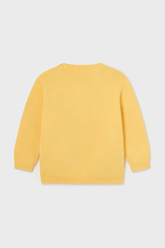 Mayoral baba pamut pulóver sárga