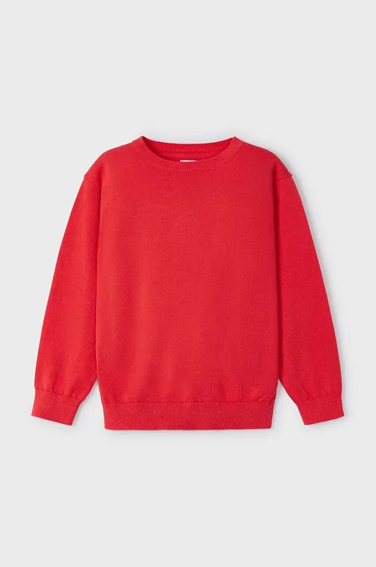rdeča Otroški bombažen pulover Mayoral Fantovski