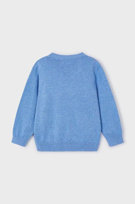Detský bavlnený sveter Mayoral modrá
