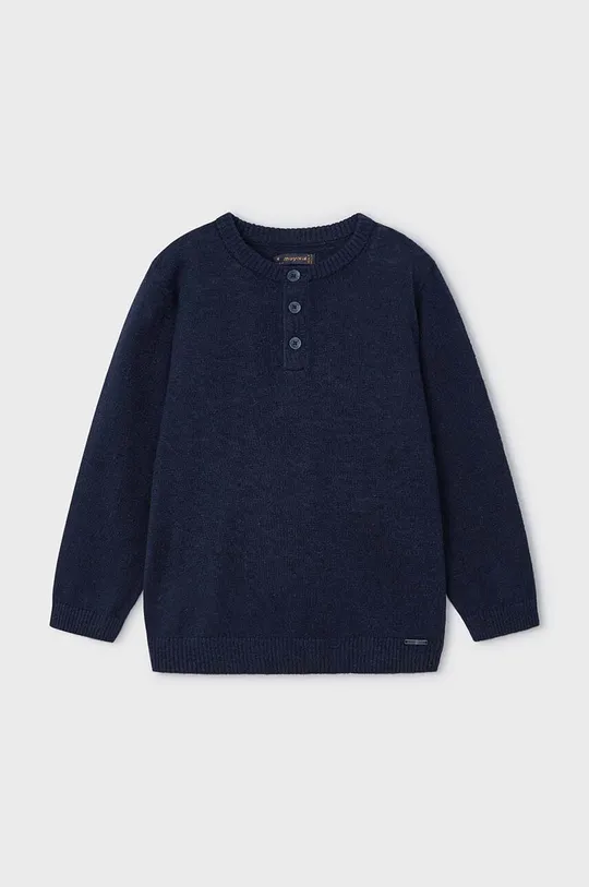 темно-синій Дитячий светр з домішкою льону Mayoral Для хлопчиків