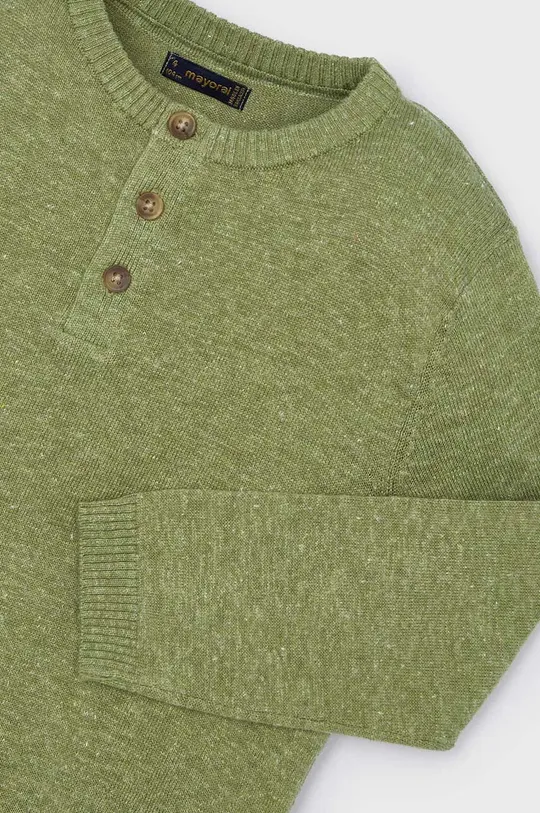 Mayoral sweter z domieszką lnu dziecięcy 68 % Bawełna, 32 % Len