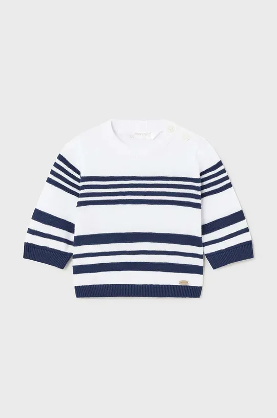 mornarsko modra Bombažni pulover za dojenčke Mayoral Newborn Fantovski