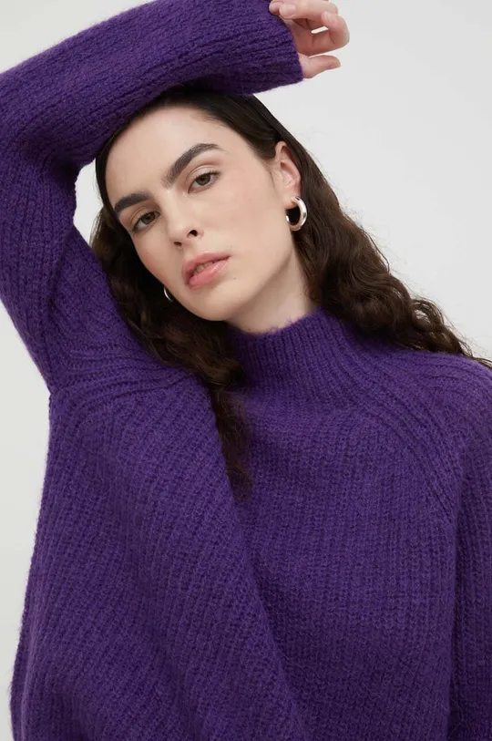 vijolična Volnen pulover Marc O'Polo