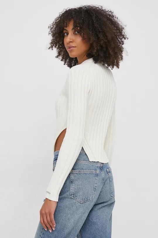 Calvin Klein gyapjúkeverék pulóver 65% pamut, 25% poliészter, 10% gyapjú