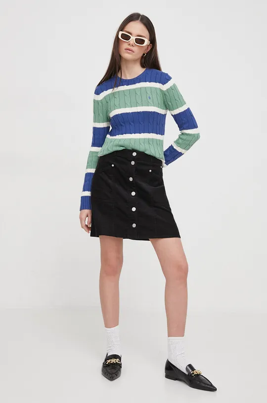 Bavlnený sveter Polo Ralph Lauren viacfarebná