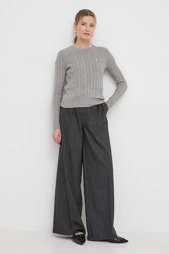 Polo Ralph Lauren maglione in cotone grigio