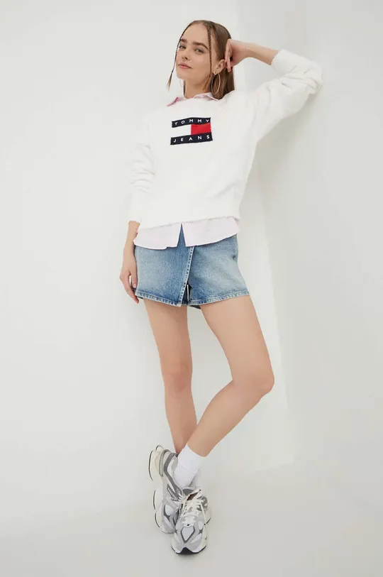 Tommy Jeans sweter biały