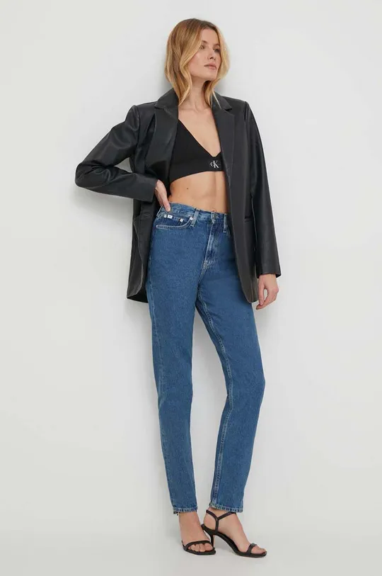 Top Calvin Klein Jeans črna