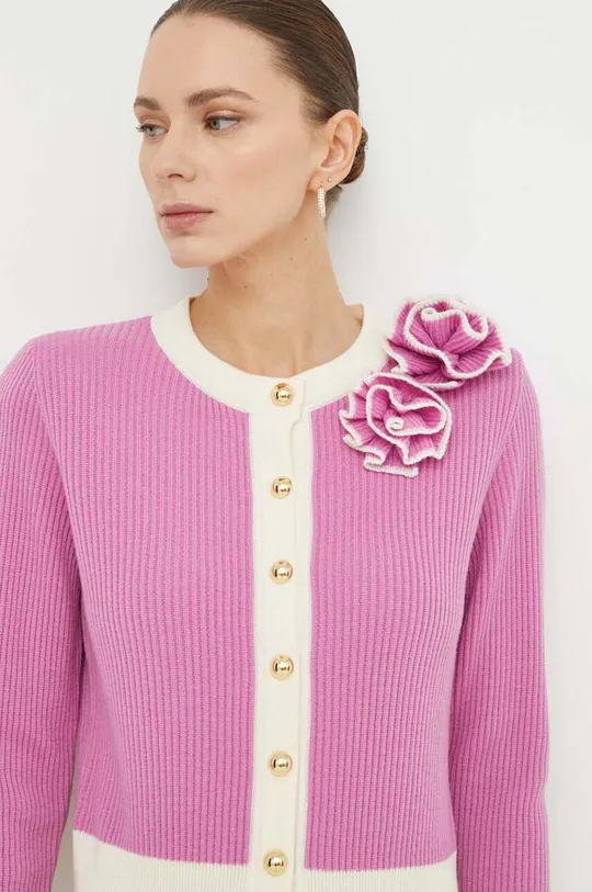 fioletowy Luisa Spagnoli sweter wełniany