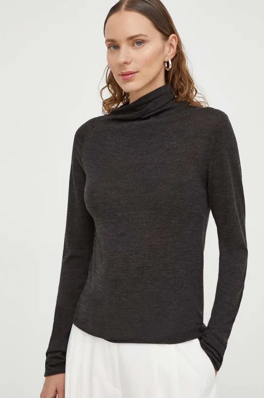 szürke Lovechild gyapjú pulóver Női