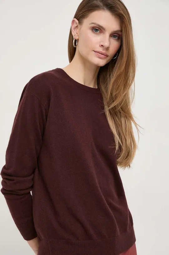 коричневий Вовняний светр Max Mara Leisure Жіночий