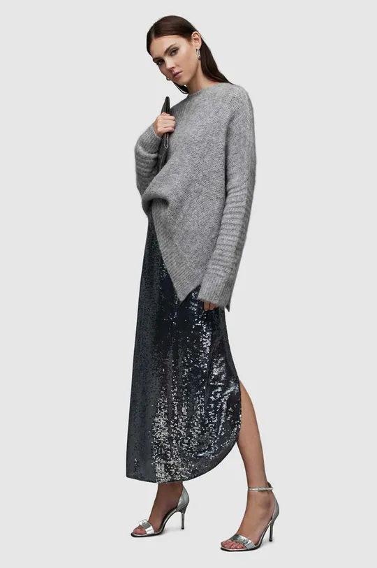 grigio AllSaints maglione in lana Selena