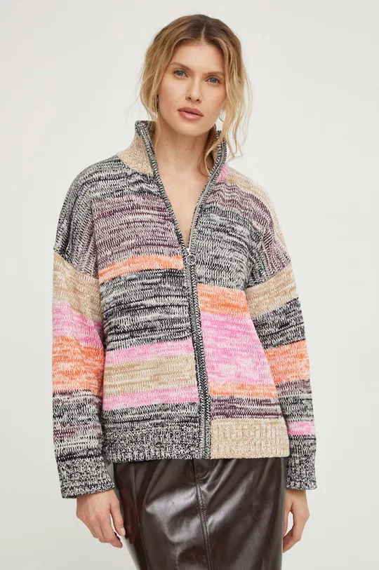 multicolore Résumé cardigan in cotone Donna