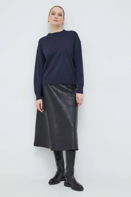 Weekend Max Mara sweter granatowy