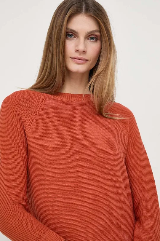 оранжевый Хлопковый свитер Weekend Max Mara