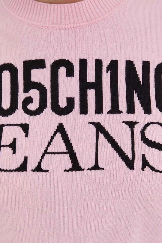 Хлопковый свитер Moschino Jeans Женский