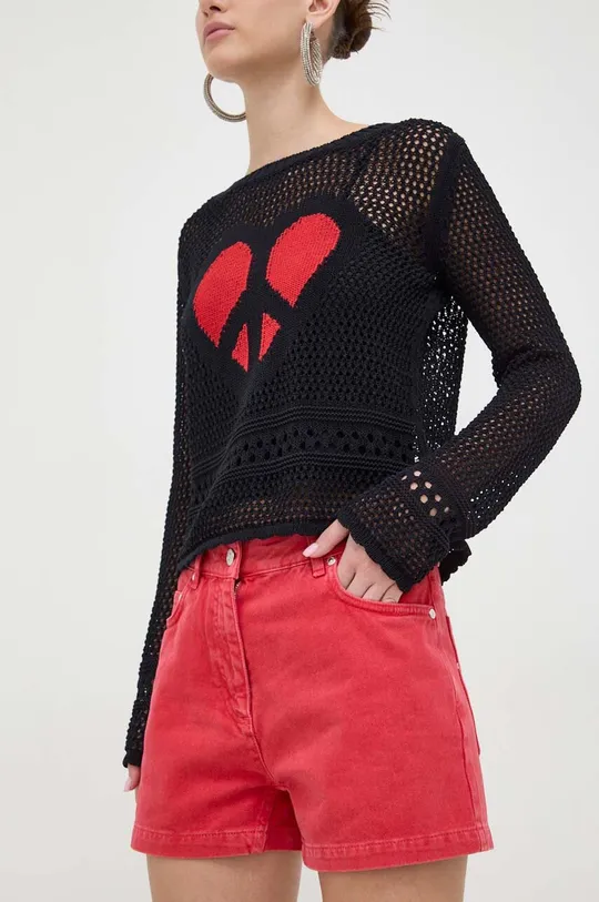crna Pulover Moschino Jeans